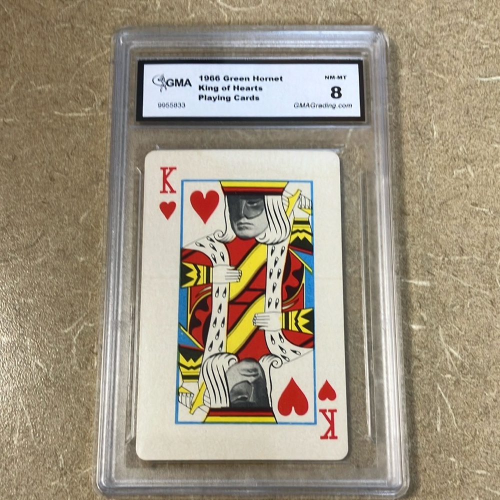 1966 Green Hornet King of Hearts Kato Bruce Lee Playing Card GMA 8
